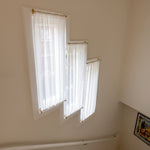 Load image into Gallery viewer, Linen Cafe Curtain – Top and Bottom Rod
