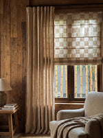 Load image into Gallery viewer, Wabi-Sabi collection, check pattern, Roman Blind
