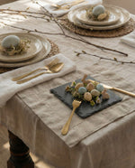 Afbeelding in Gallery-weergave laden, Tafelkleed van zacht linnen in safari-stijl
