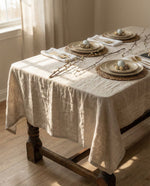 Afbeelding in Gallery-weergave laden, Tafelkleed van zacht linnen in safari-stijl
