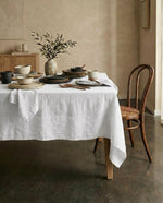 Load image into Gallery viewer, Tablecloth from Off-white linen
