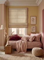 Load image into Gallery viewer, Linen Roman Blinds for Baby Rooms
