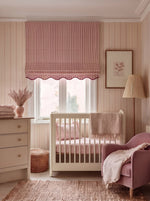 Load image into Gallery viewer, Linen Roman Blinds for Baby Rooms
