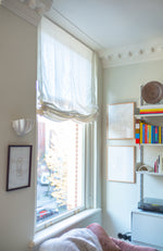 Afbeelding in Gallery-weergave laden, Ontspannen linnen Romeinse rolgordijnen
