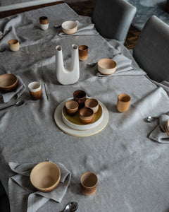 Tablecloth from soft natural linen - multiple colours