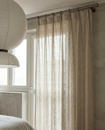 Afbeelding in Gallery-weergave laden, Natuurlijke linnen doorschijnende tule in natuurlijke kleur - 1 paneel
