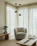 Afbeelding in Gallery-weergave laden, Natuurlijke linnen doorschijnende tule in natuurlijke kleur - 1 paneel
