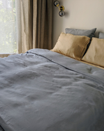Afbeelding in Gallery-weergave laden, Dusty blue bedding set from soft linen
