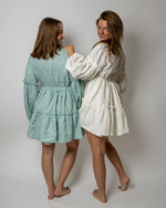 Load image into Gallery viewer, Linen white Boho dress
