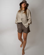 Afbeelding in Gallery-weergave laden, Linen oversize beach set Mango in Safari/Cooca
