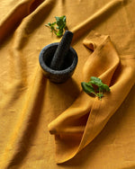 Afbeelding in Gallery-weergave laden, Linnen saffraan servetten
