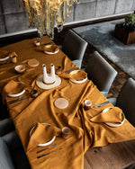 Load image into Gallery viewer, Tablecloth from soft natural linen - multiple colours
