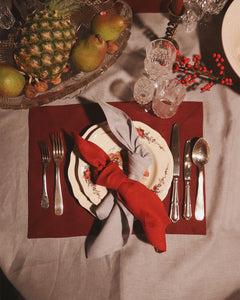 Christmas linen napkins