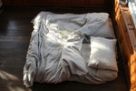 Afbeelding in Gallery-weergave laden, Natural linen bedding set from natural colour of flax

