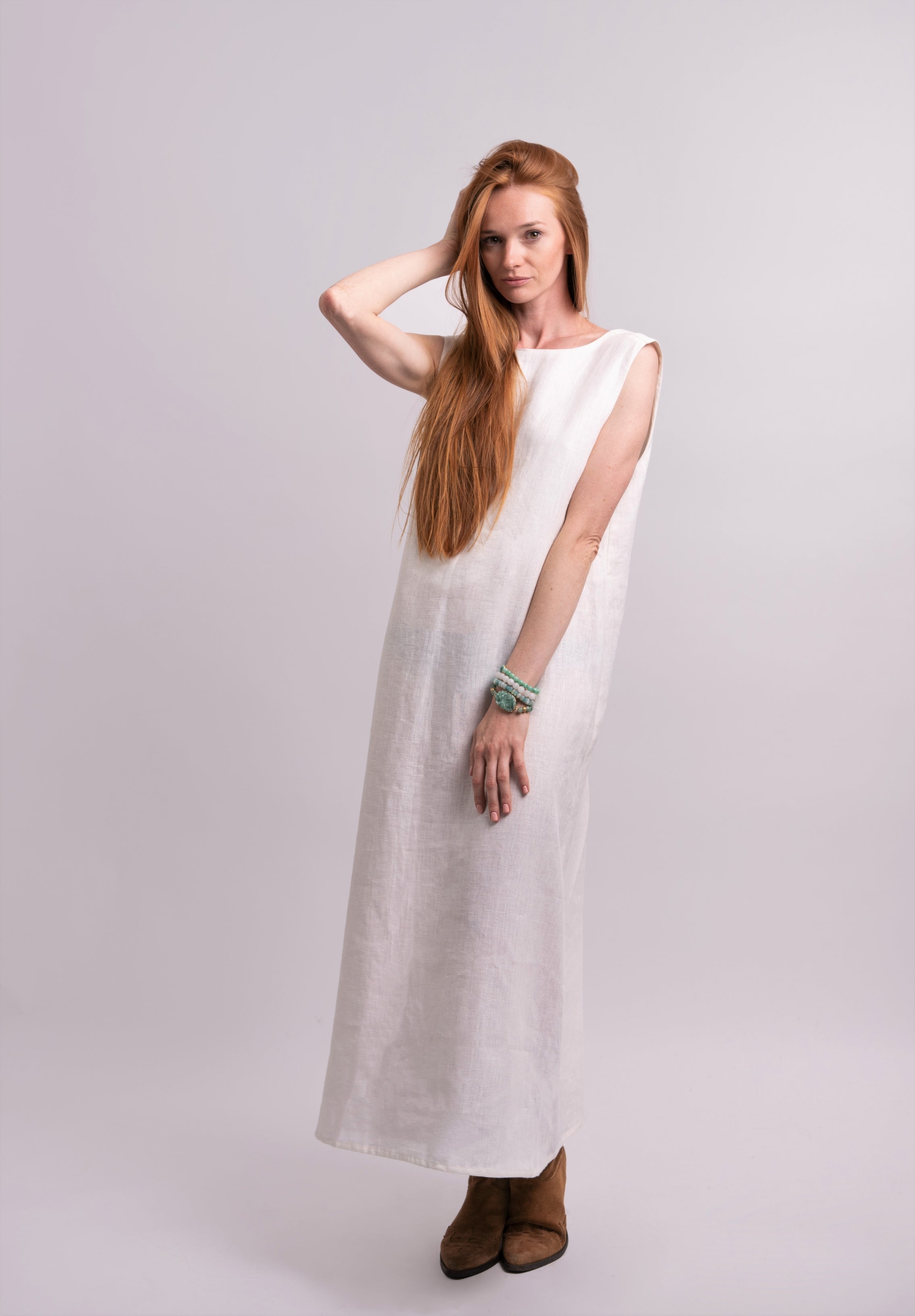 Linen dress Blanc